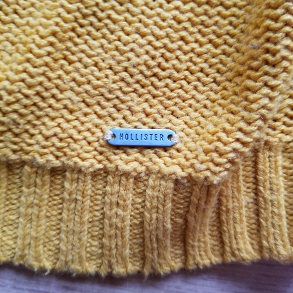 Mustard Off-the-Shoulder Sweater - Picture 5 of 6